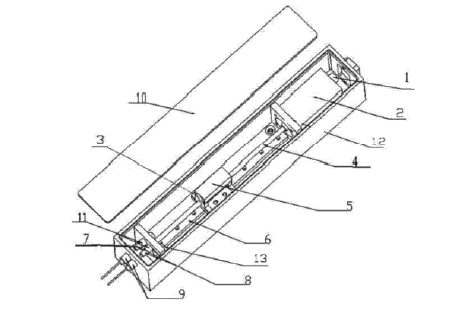 根據(jù)本實用新型電控光可調(diào)光纖延遲線示意圖