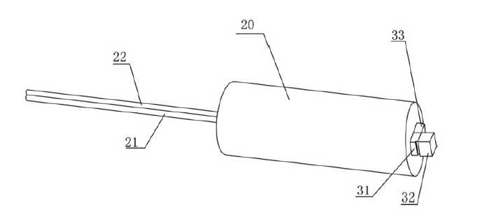 一種反射式保偏光隔離器中隔離組件安裝在光纖毛細管的示意圖 - 廣西科毅光通信 一種反射式保偏光隔離器中隔離組件安裝在光纖毛細管的示意圖 - 廣西科毅光通信